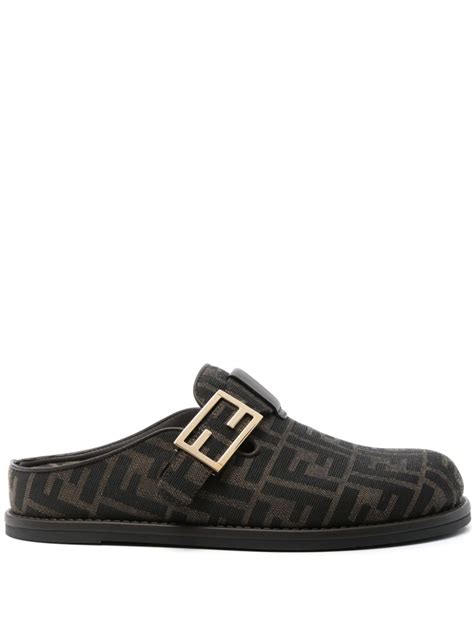 fendi ff jacquard mules|Fendi Feel .